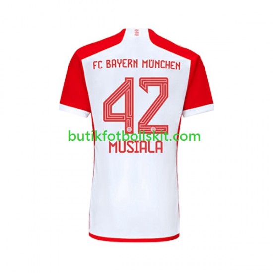 FC Bayern München Jamal Musiala 42 Män Hemma Matchtröja 2023/24 Kortärmad