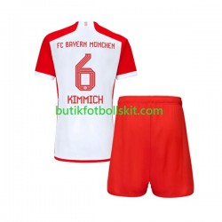 FC Bayern München Joshua Kimmich 6 Barn Hemma Matchtröja 2023/24 Kortärmad