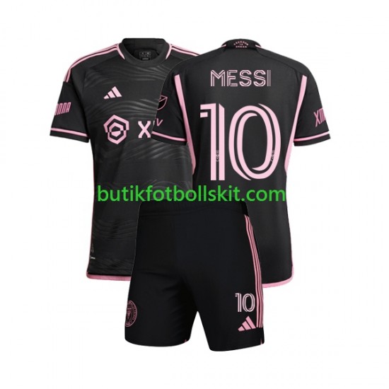 Inter Miami Lionel Messi 10 Barn Borta Matchtröja 2023 Kortärmad