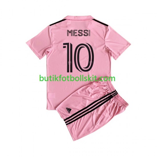 Inter Miami Lionel Messi 10 Barn Hemma Matchtröja 2023 Kortärmad