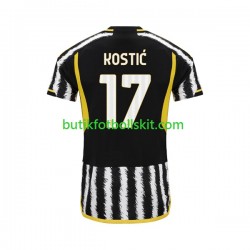 Juventus Filip Kostic 17 Män Hemma Matchtröja 2023/24 Kortärmad