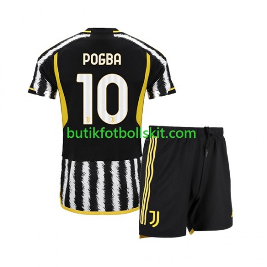 Juventus Paul Pogba 10 Barn Hemma Matchtröja 2023/24 Kortärmad