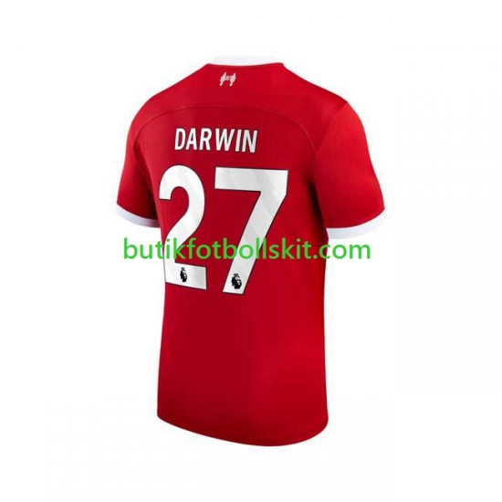 Liverpool Darwin Nunez 27 Män Hemma Matchtröja 2023/24 Kortärmad