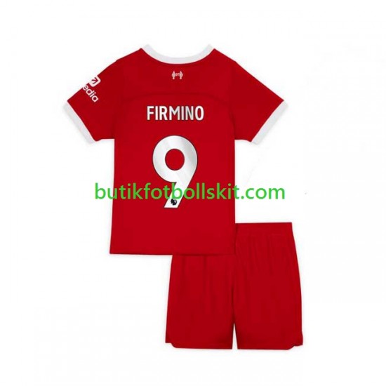 Liverpool Roberto Firmino 9 Barn Hemma Matchtröja 2023/24 Kortärmad