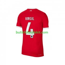 Liverpool Virgil van Dijk 4 Män Hemma Matchtröja 2023/24 Kortärmad