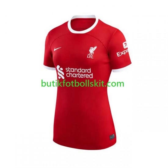 Liverpool Kvinnor Hemma Matchtröja 2023/24 Kortärmad