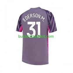 Manchester City Ederson Moraes 31 Målvakt Män Borta Matchtröja 2023/24 Kortärmad