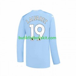 Manchester City J. ALVAREZ 19 Män Hemma Matchtröja 2023/24 Långärmad
