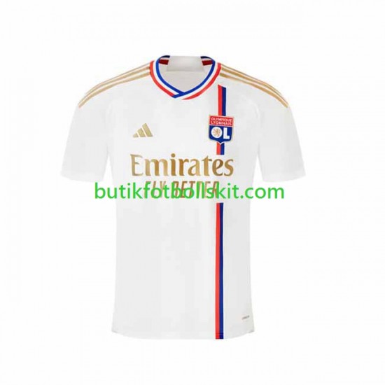 Olympique Lyonnais Män Hemma Matchtröja 2023/24 Kortärmad