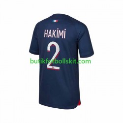 Paris Saint-Germain Hakimi 2 Män Hemma Matchtröja 2023/24 Kortärmad