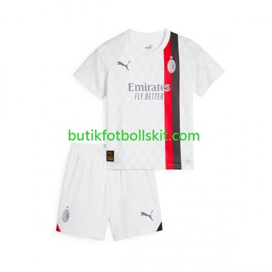 AC Milan Barn Borta Matchtröja 2023/24 Kortärmad