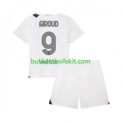 AC Milan Olivier Giroud 9 Barn Borta Matchtröja 2023/24 Kortärmad