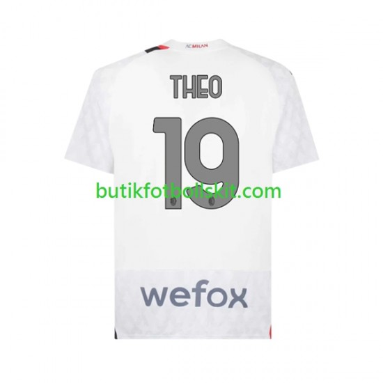 AC Milan Theo 19 Män Borta Matchtröja 2023/24 Kortärmad