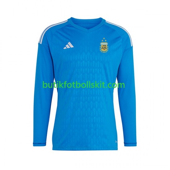 Argentina Målvakt Män Tredje Matchtröja 2023 Långärmad