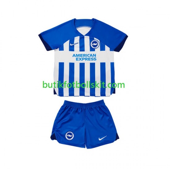 Brighton Hove Albion Barn Hemma Matchtröja 2023/24 Kortärmad