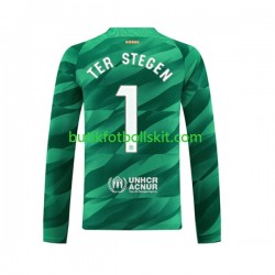 FC Barcelona Ter Stegen 1 Målvakt Män Hemma Matchtröja 2023/24 Långärmad