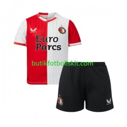 Feyenoord Rotterdam Barn Hemma Matchtröja 2023/24 Kortärmad