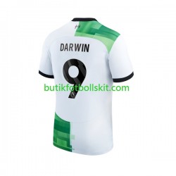 Liverpool Darwin Nunez 9 Män Borta Matchtröja 2023/24 Kortärmad