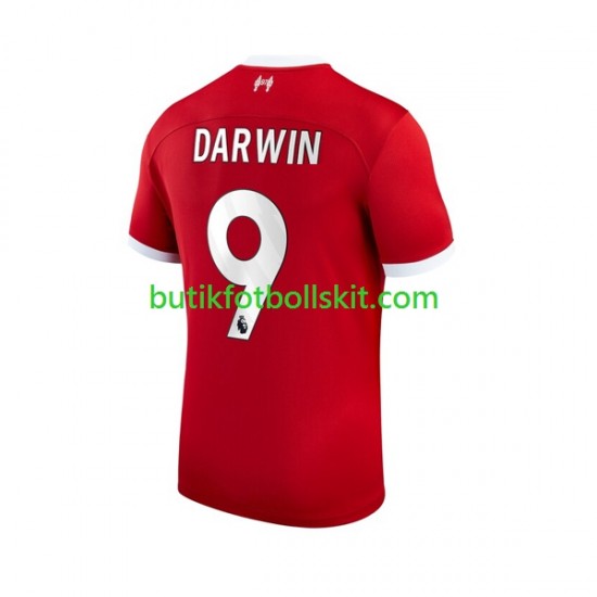 Liverpool Darwin Nunez 9 Män Hemma Matchtröja 2023/24 Kortärmad