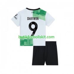 Liverpool Darwin Nunez 9 Barn Borta Matchtröja 2023/24 Kortärmad