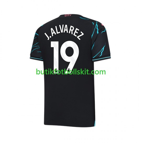 Manchester City Julian Alvarez 19 Män Tredje Matchtröja 2023/24 Kortärmad