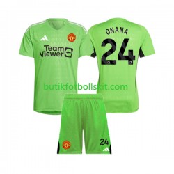 Manchester United Andre Onana 24 Målvakt Barn Hemma Matchtröja 2023/24 Kortärmad