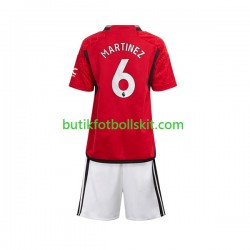 Manchester United Lisandro Martinez 6 Barn Hemma Matchtröja 2023/24 Kortärmad