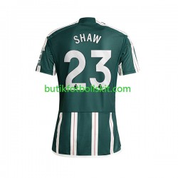Manchester United Luke Shaw 23 Män Borta Matchtröja 2023/24 Kortärmad