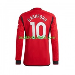 Manchester United Marcus Rashford 10 Män Hemma Matchtröja 2023/24 Långärmad