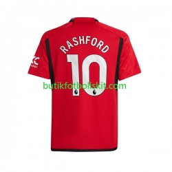 Manchester United Marcus Rashford 10 Män Hemma Matchtröja 2023/24 Kortärmad