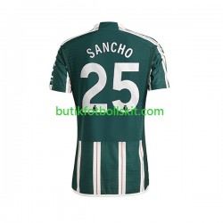 Manchester United Sancho 25 Män Borta Matchtröja 2023/24 Kortärmad