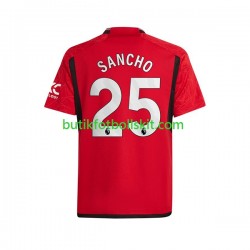 Manchester United Sancho 25 Män Hemma Matchtröja 2023/24 Kortärmad