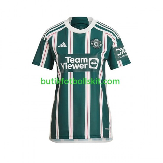 Manchester United Kvinnor Borta Matchtröja 2023/24 Kortärmad