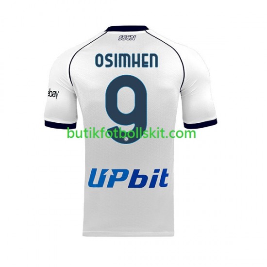SSC Napoli OSIMHEN 9 Män Borta Matchtröja 2023/24 Kortärmad
