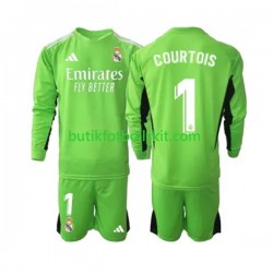 Real Madrid Thibaut Courtois 1 Målvakt Barn Hemma Matchtröja 2023/24 Långärmad