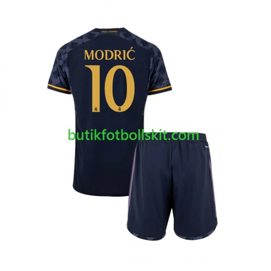 Real Madrid Modrić Luka 10 Barn Borta Matchtröja 2023/24 Kortärmad