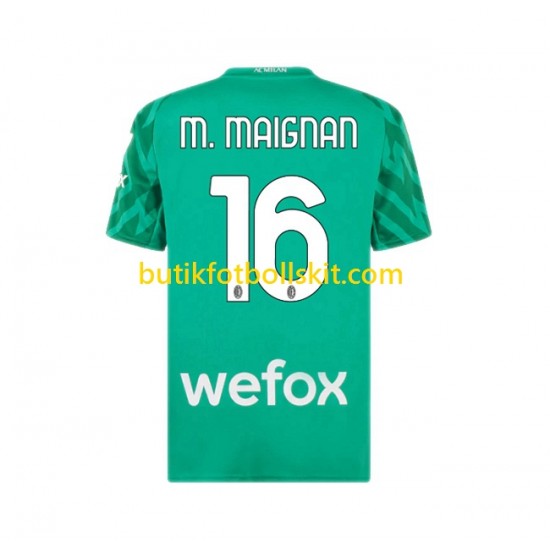 AC Milan Mike Maignan 16 Målvakt Män Hemma Matchtröja 2023/24 Kortärmad