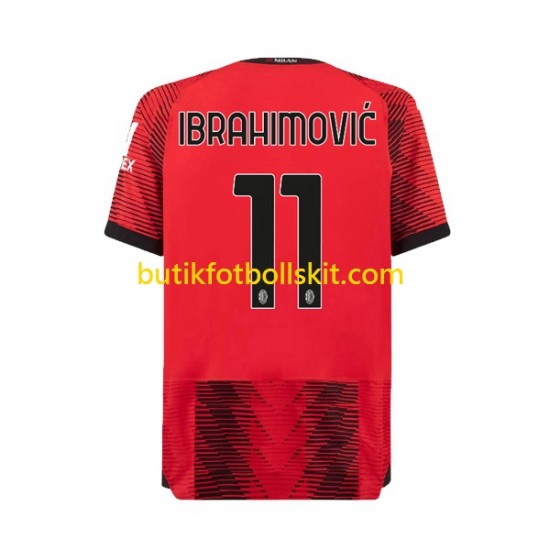 AC Milan Ibrahimović 11 Män Hemma Matchtröja 2023/24 Kortärmad