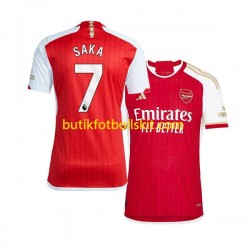 Arsenal Saka 7 Män Hemma Matchtröja 2023/24 Kortärmad