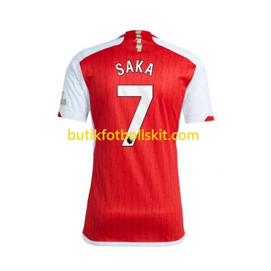 Arsenal Saka 7 Män Hemma Matchtröja 2023/24 Kortärmad