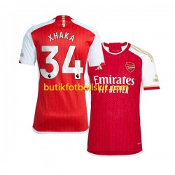 Arsenal Xhaka 34 Män Hemma Matchtröja 2023/24 Kortärmad
