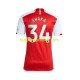 Arsenal Xhaka 34 Män Hemma Matchtröja 2023/24 Kortärmad
