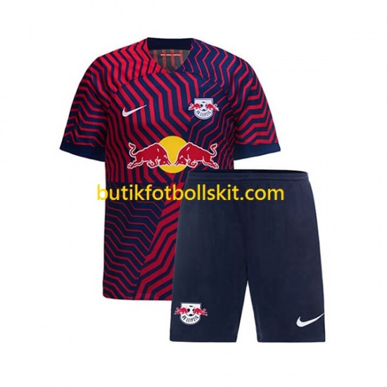 RB Leipzig Barn Borta Matchtröja 2023/24 Kortärmad
