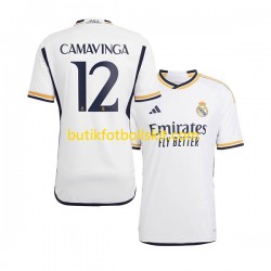 Real Madrid Camavinga 12 Män Hemma Matchtröja 2023/24 Kortärmad