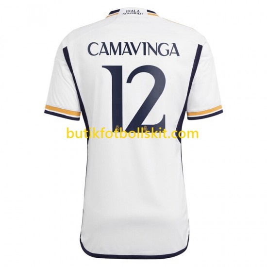 Real Madrid Camavinga 12 Män Hemma Matchtröja 2023/24 Kortärmad