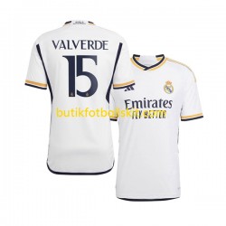 Real Madrid Federico Valverde 15 Män Hemma Matchtröja 2023/24 Kortärmad