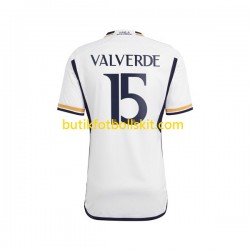 Real Madrid Federico Valverde 15 Män Hemma Matchtröja 2023/24 Kortärmad