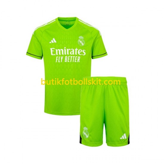 Real Madrid Målvakt Barn Hemma Matchtröja 2023/24 Kortärmad