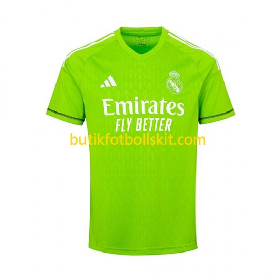 Real Madrid Thibaut Courtois 1 Målvakt Män Hemma Matchtröja 2023/24 Kortärmad