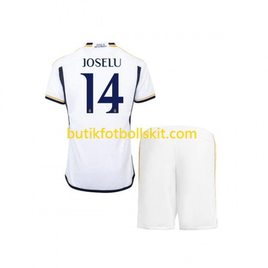 Real Madrid JOSELU 14 Barn Hemma Matchtröja 2023/24 Kortärmad